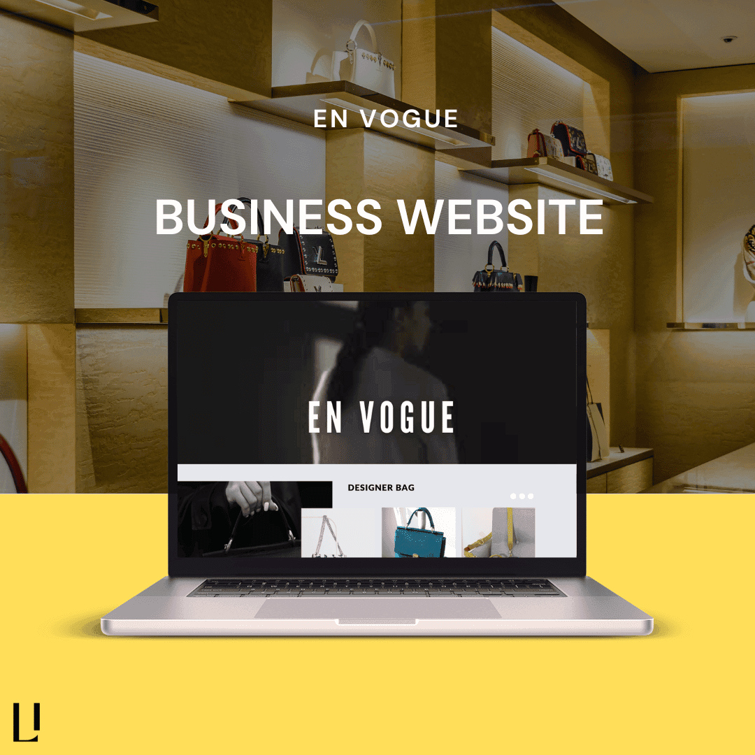 EN VOGUE - Created a visually appealing business website for a luxury brand, emphasizing design and user experience.