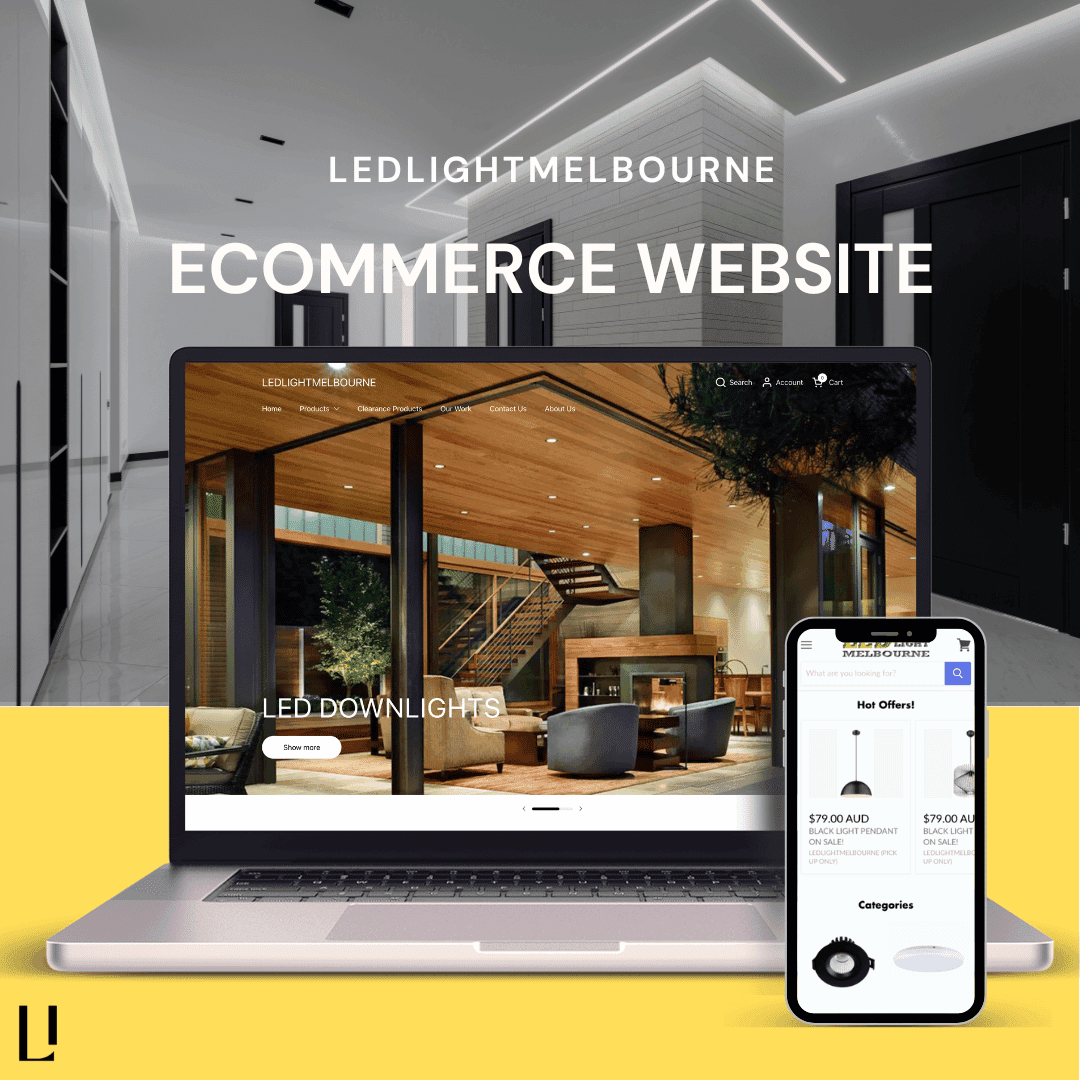 LEDLIGHTMELBOURNE - Developed a modern e-commerce website for LED light products with a user-friendly interface and seamless shopping experience.