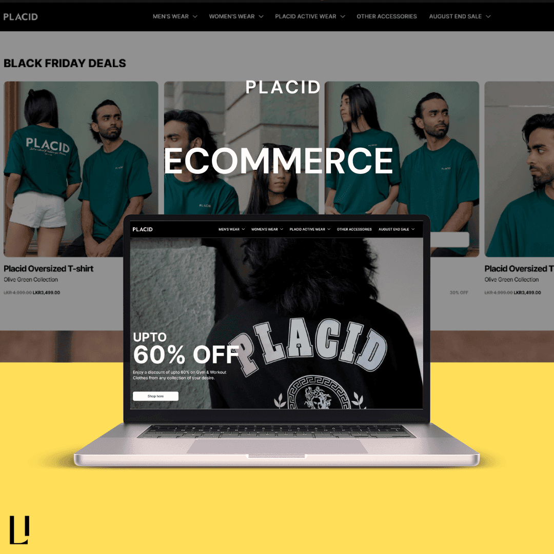 PLACID - Designed a high-conversion e-commerce site for a fashion brand, helping to drive online sales and engagement.