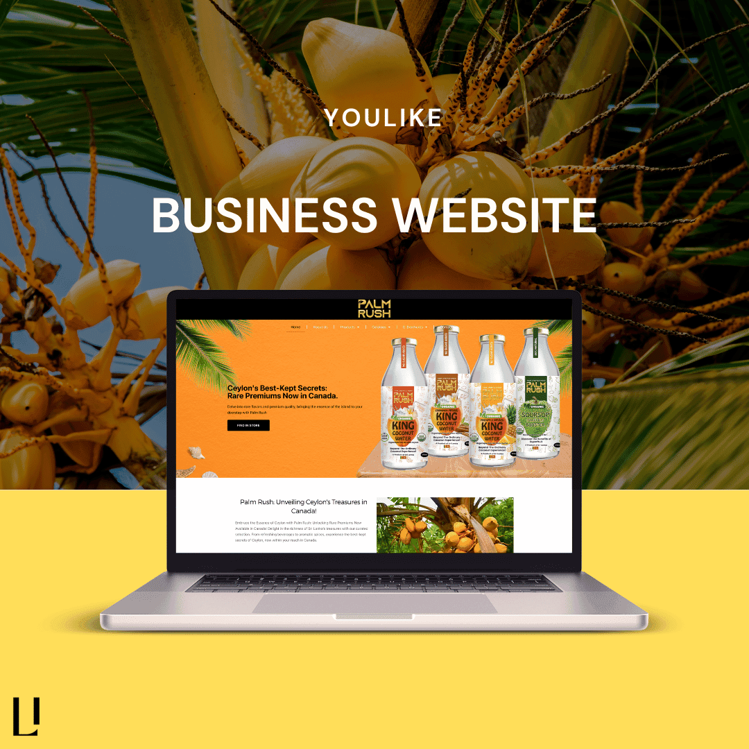 YOULIKE - Built a clean and dynamic website for a tropical juice company, ensuring a fresh and engaging user experience.